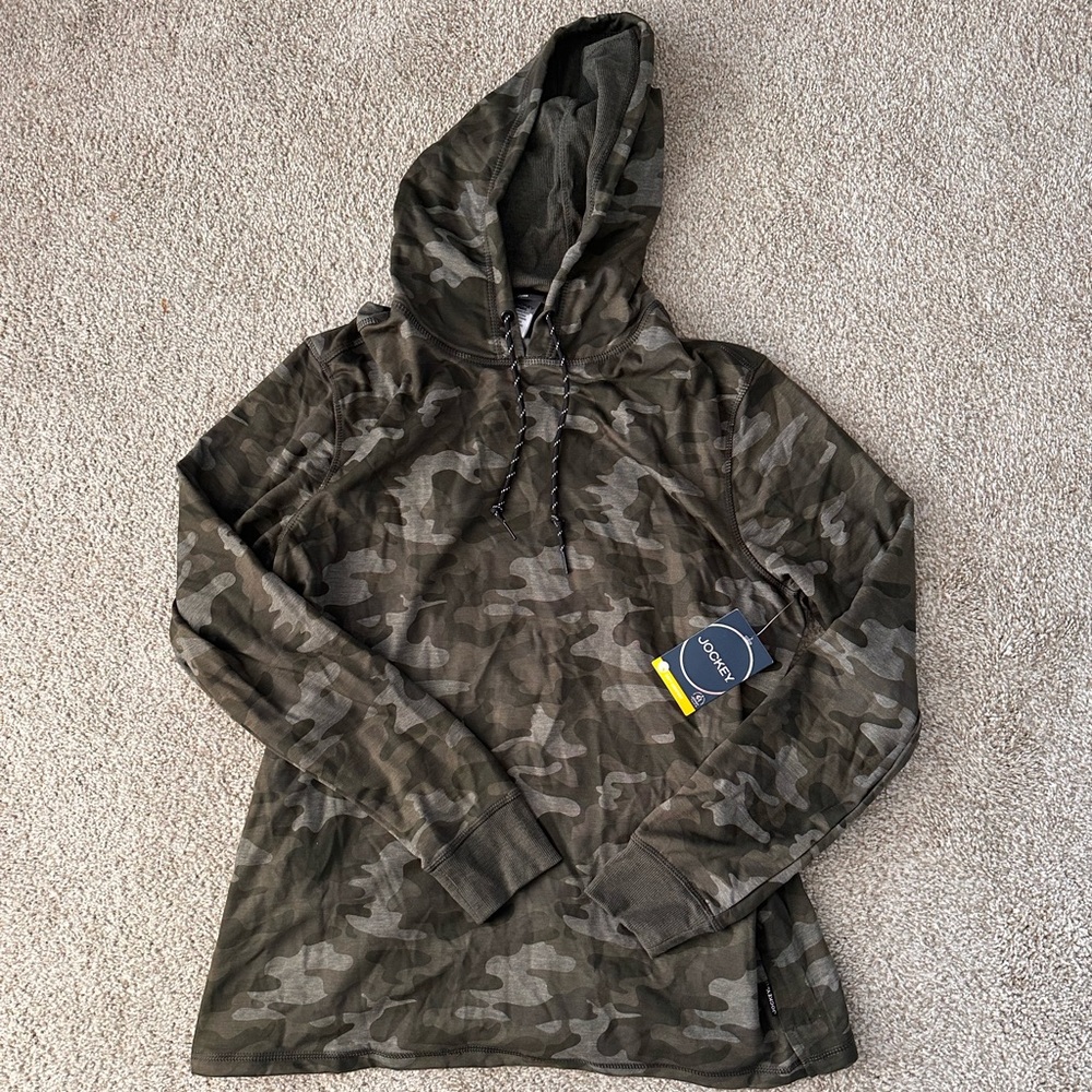 Men’s Jockey brushed back fleece w hood